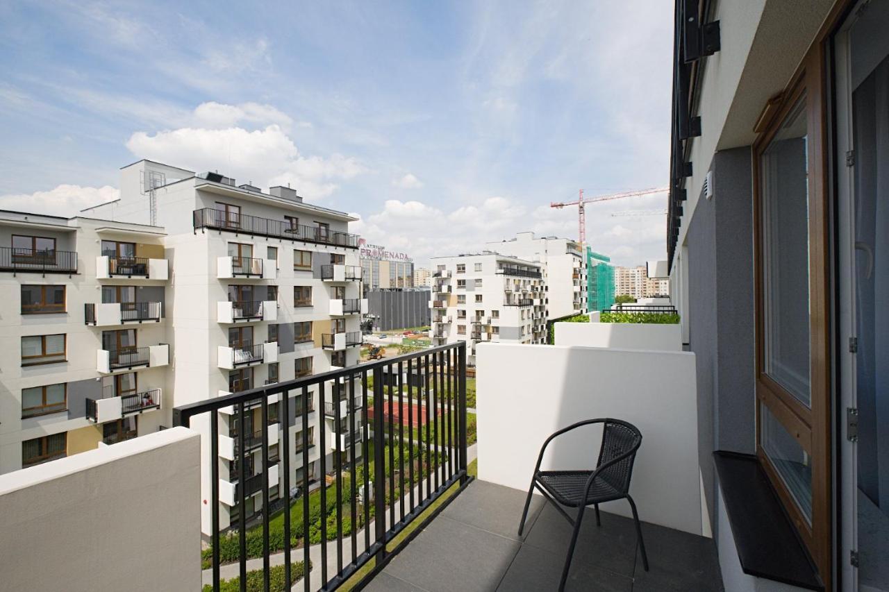 Ferienwohnung Optykow 3A Cozy Studio Promenada Warschau Exterior foto