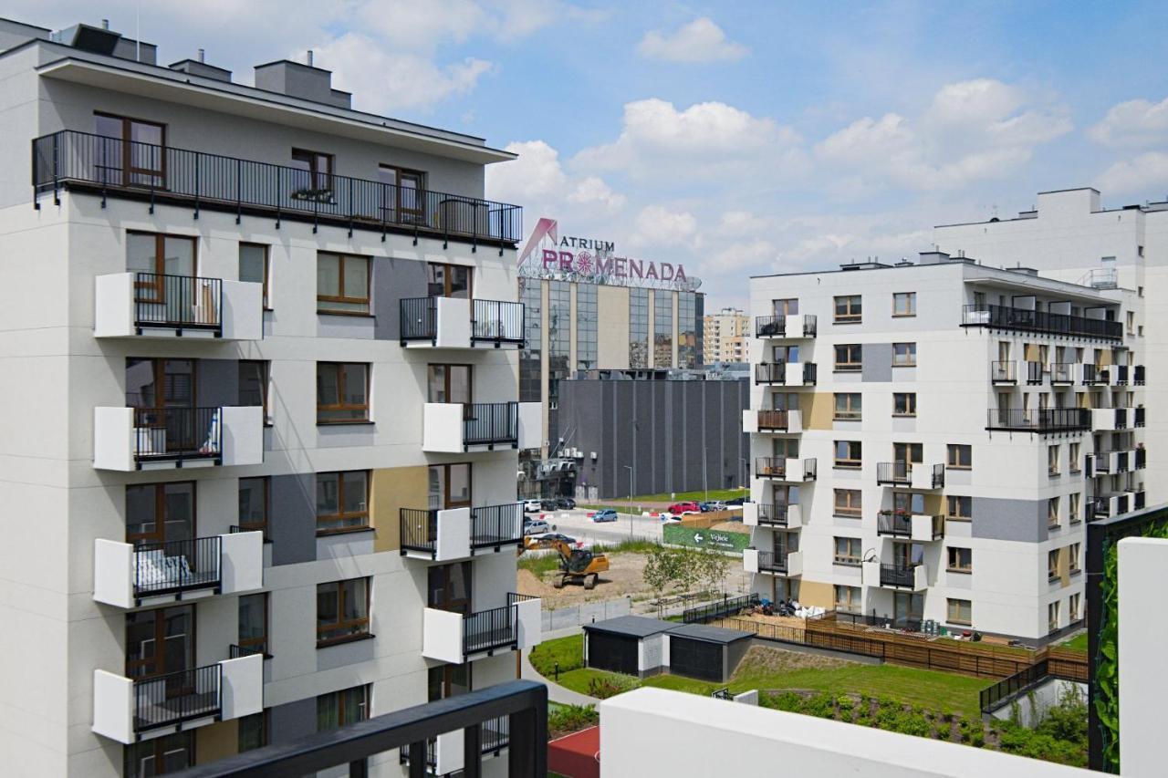 Ferienwohnung Optykow 3A Cozy Studio Promenada Warschau Exterior foto