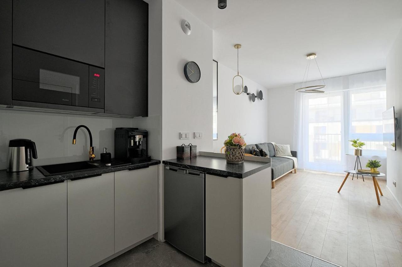 Ferienwohnung Optykow 3A Cozy Studio Promenada Warschau Exterior foto